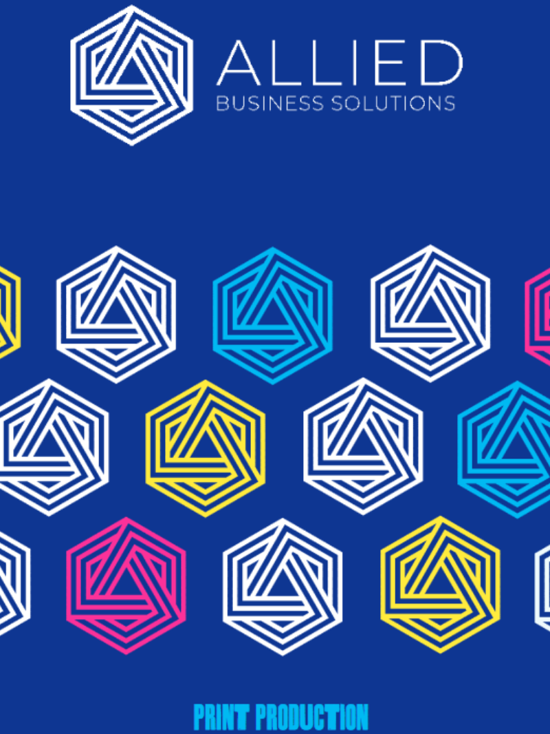 Allied Business Solutions production print brochure cover